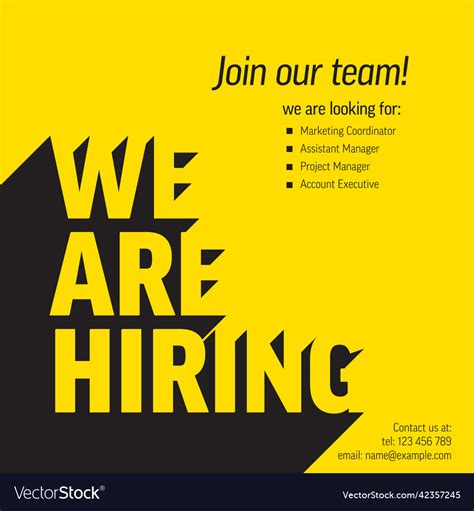 WE ARE HIRING! ( 8 ) Project .
